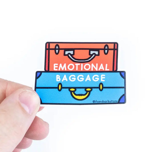Emotional Baggage Sticker