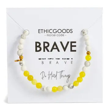 Ethic Goods Morse Code Bracelets - Multiple Affirmations Available!