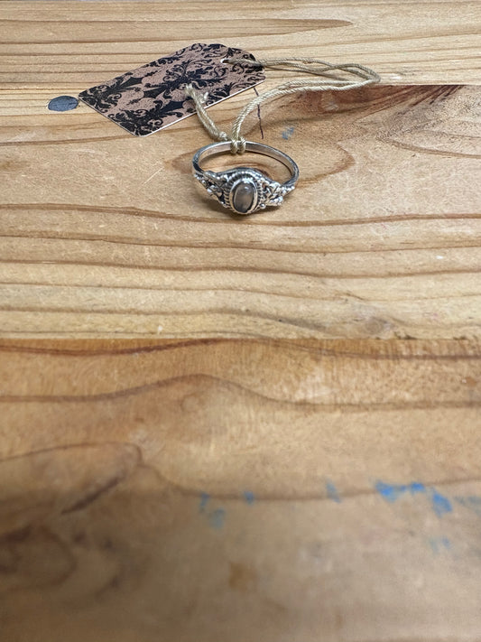 KC275 - Gemstone Sterling Silver Earthy Dainty Boho Style Ring