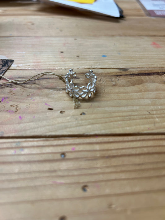 KC061 - Sterling Silver Flower Ring