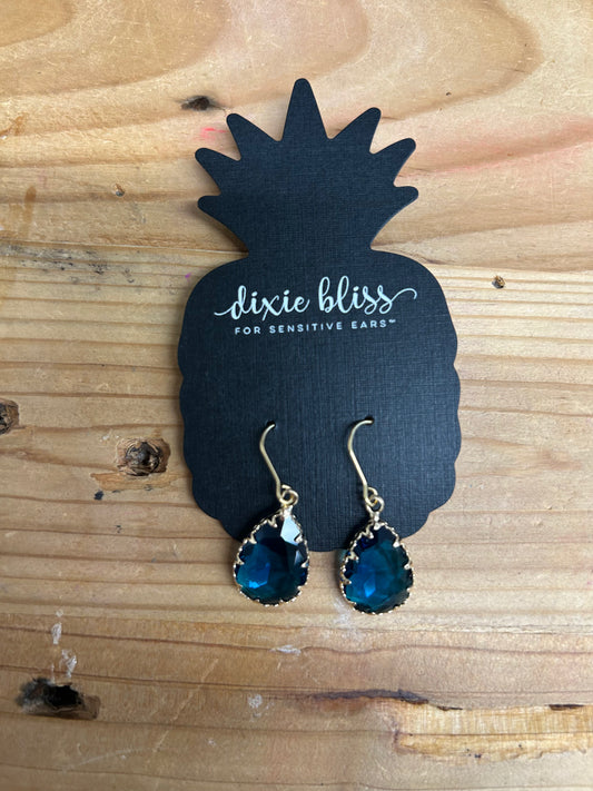 Merit Blue Nile Crystal Earrings