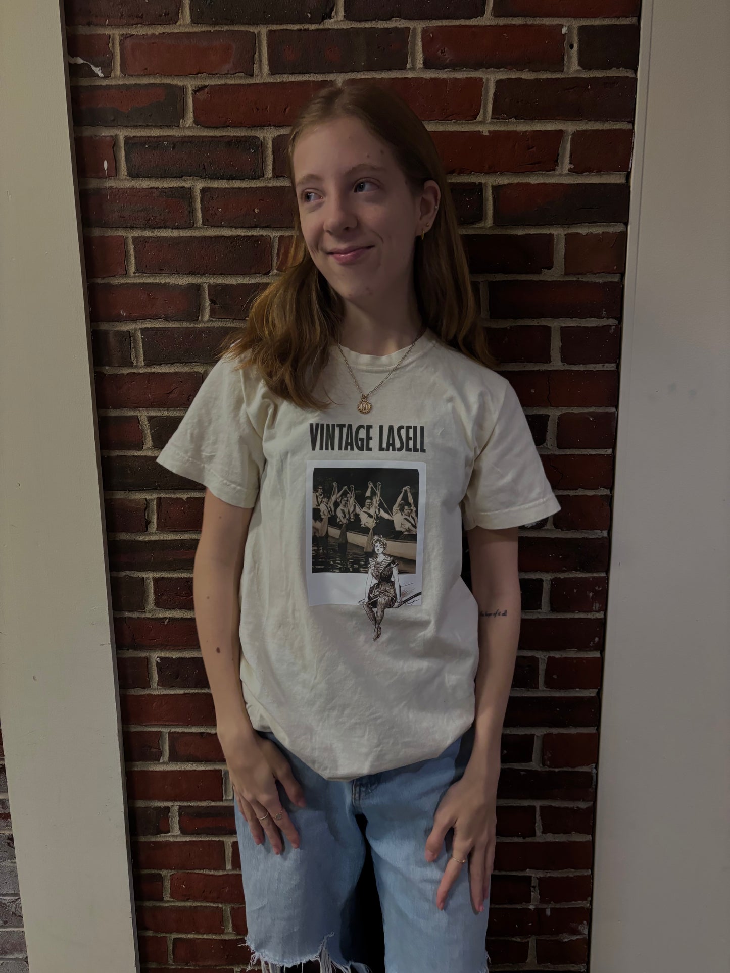 Vintage Lasell Rowing Tee