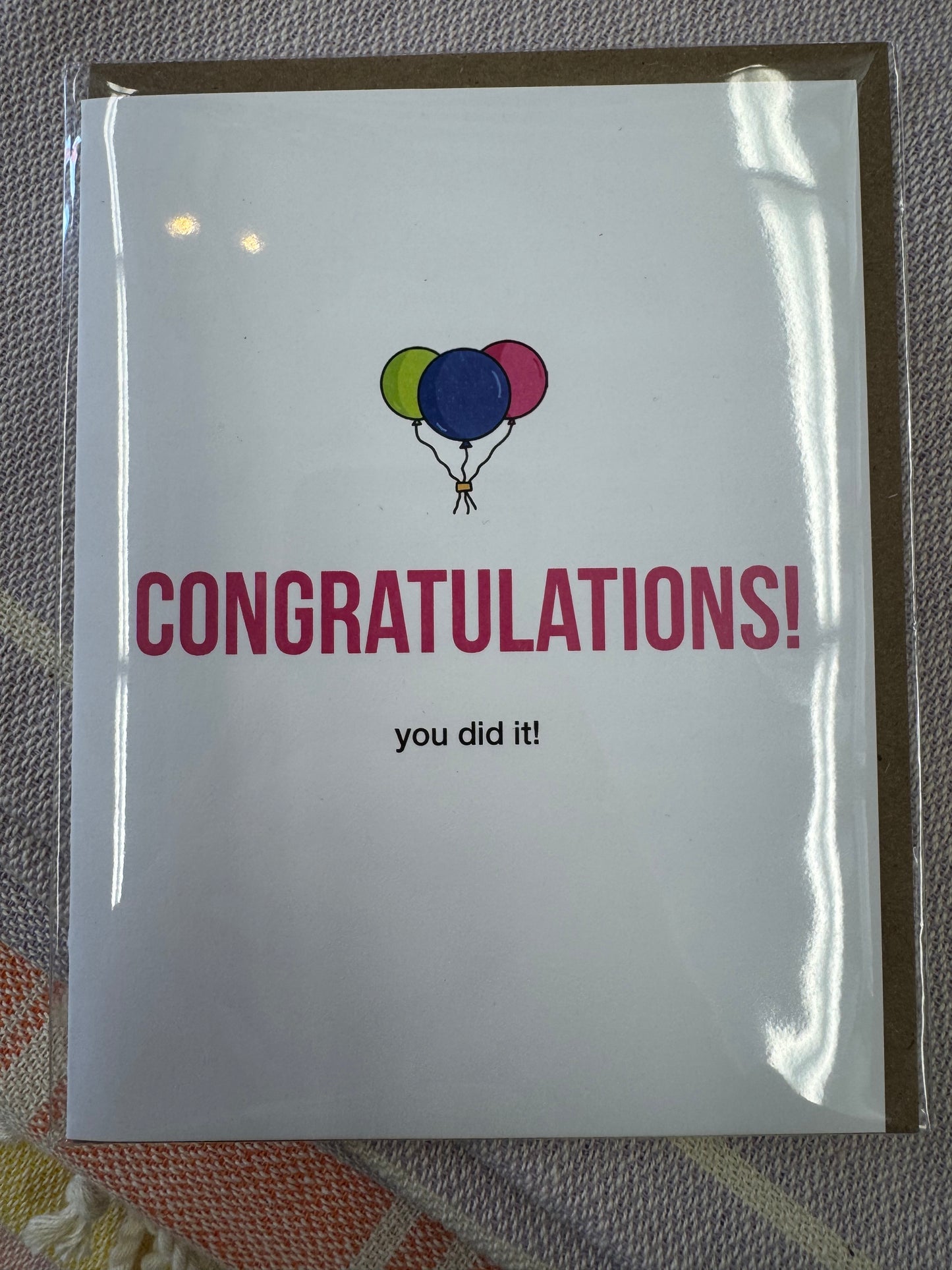 Congratulations Definition Card