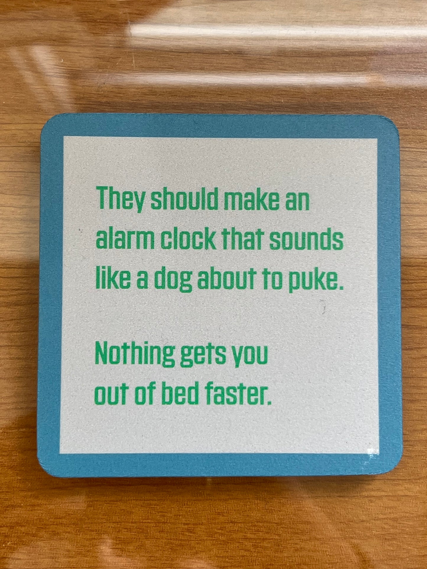 Drinks On Me Coasters- Alarm Clock