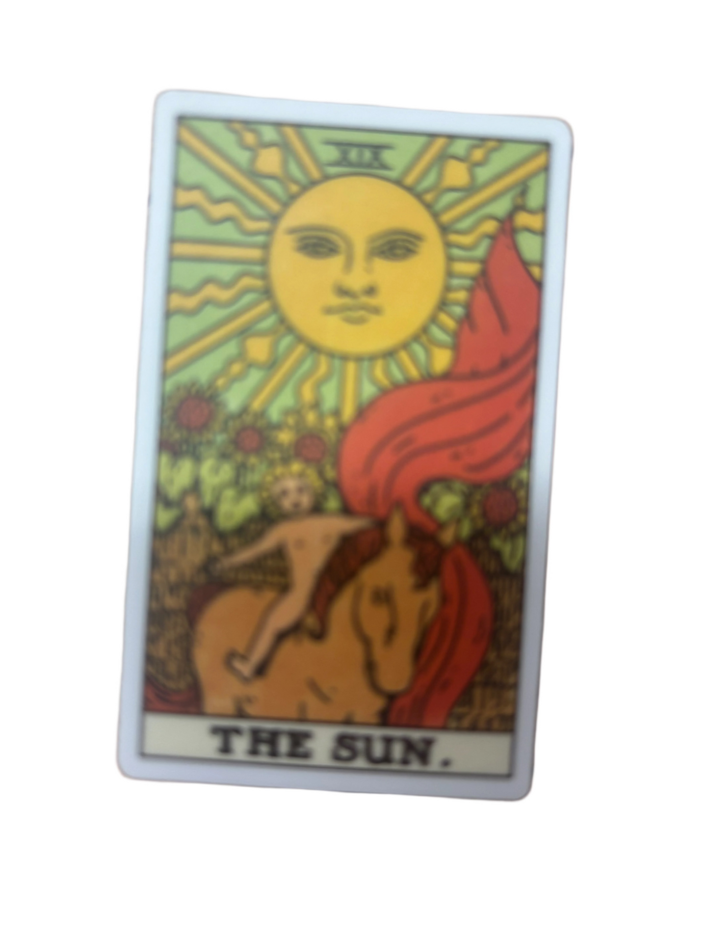The Sun Tarot Card Sticker