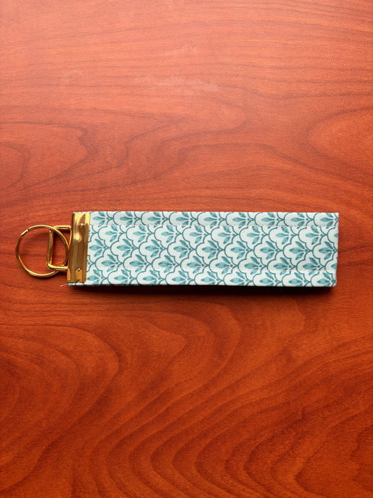 Turquoise pattern keychain