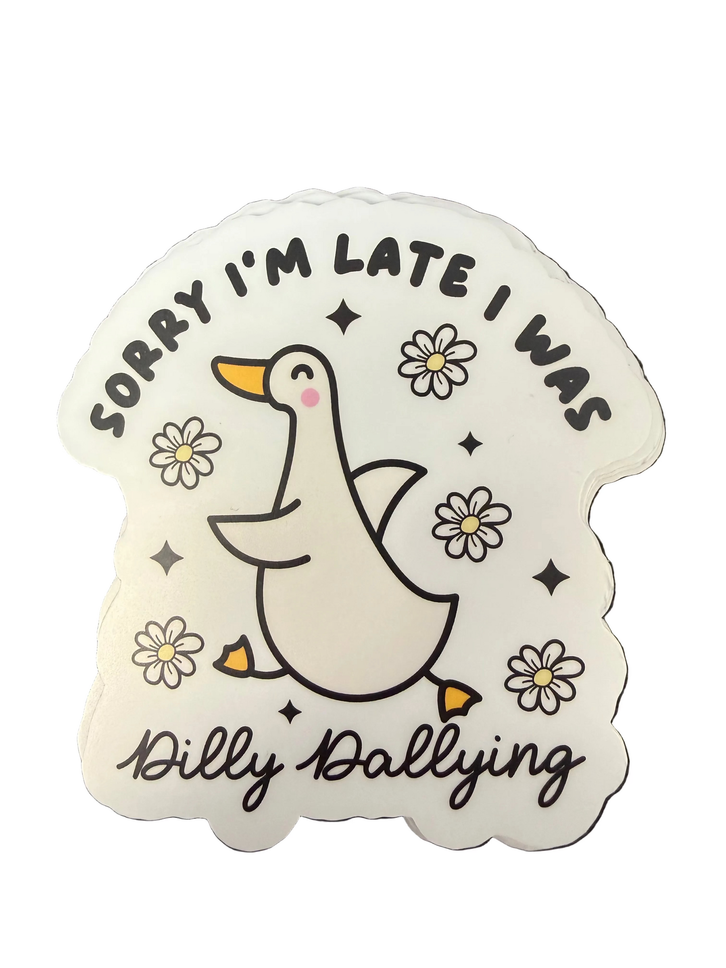 Relatable Duck Goose Funny Vinyl Sticker