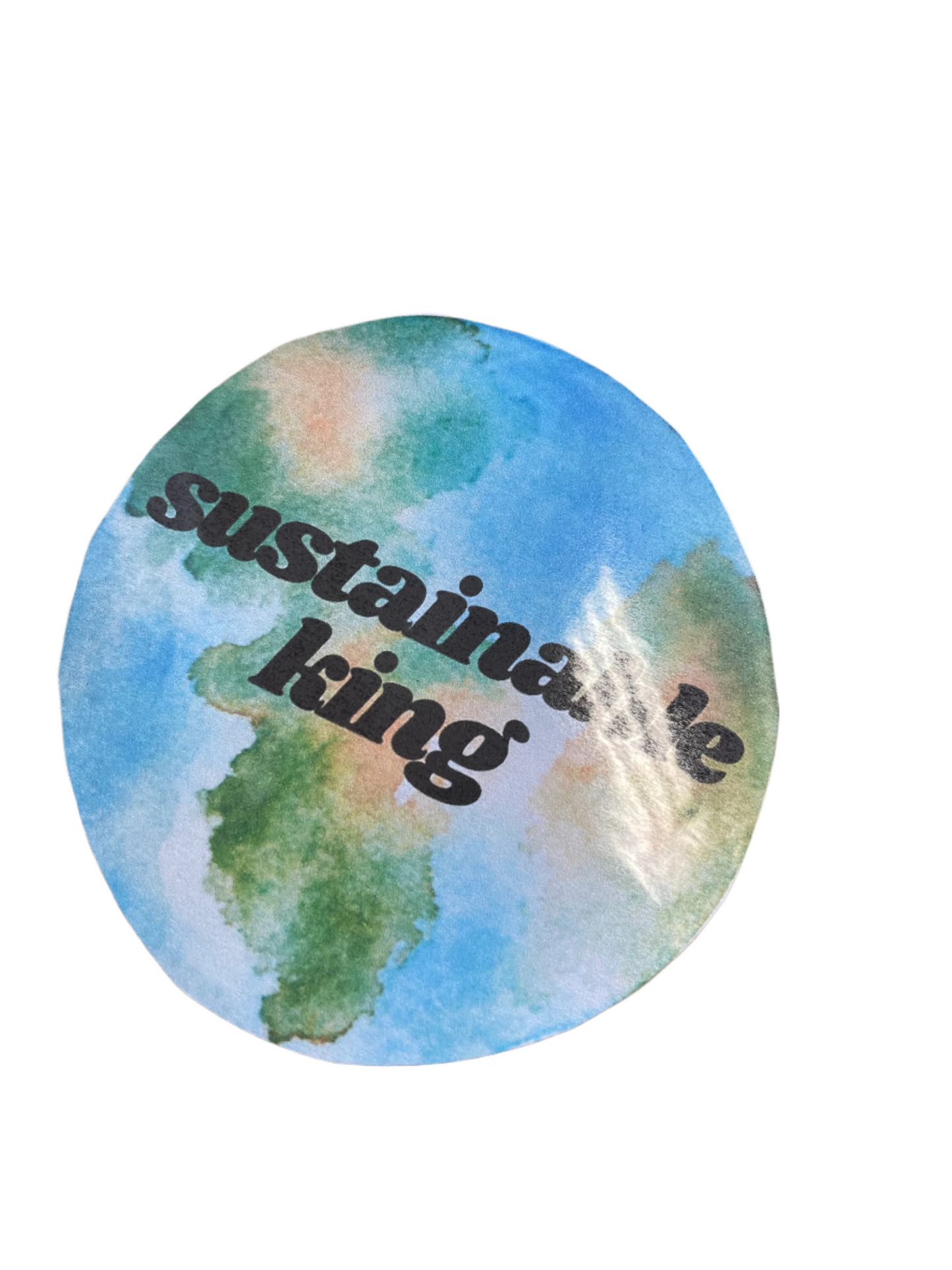 Sustainable King Sticker