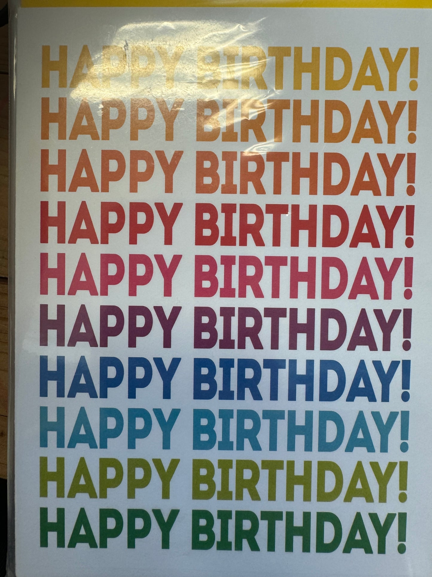 Birthday Repeat Card