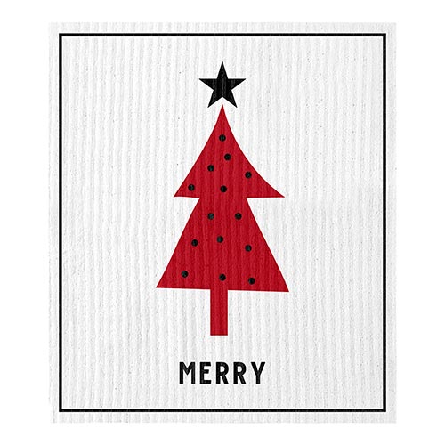 Merry Organic Holiday Dish Cloth