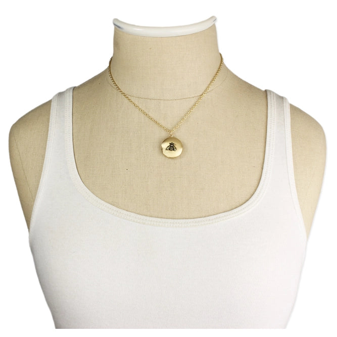 All the Buzz Gold Bee Locket