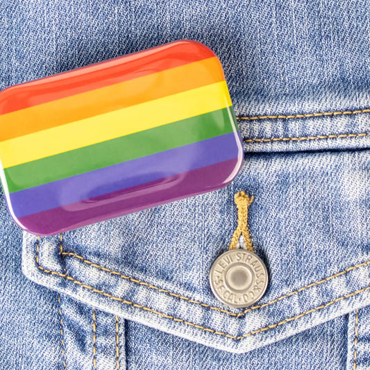 Pride Flag Button