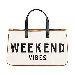 Santas Barbara- Canvas Tote- Weekend Vibes
