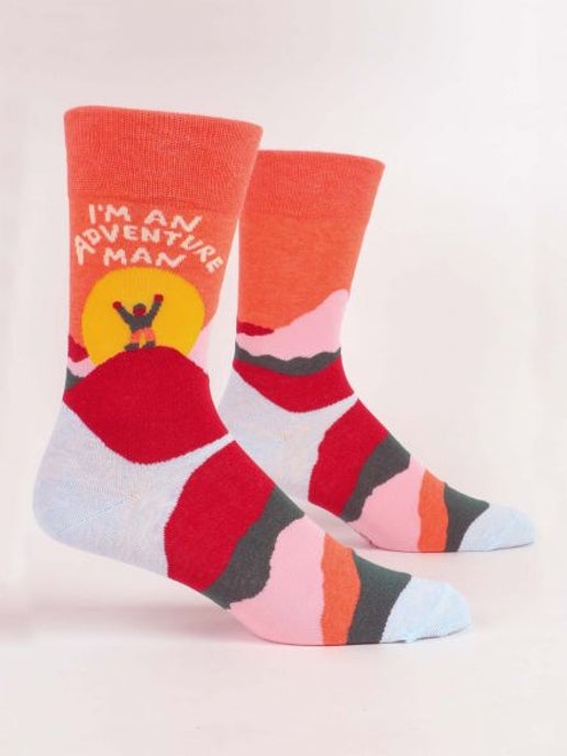 Adventure Man Men's Crew Socks