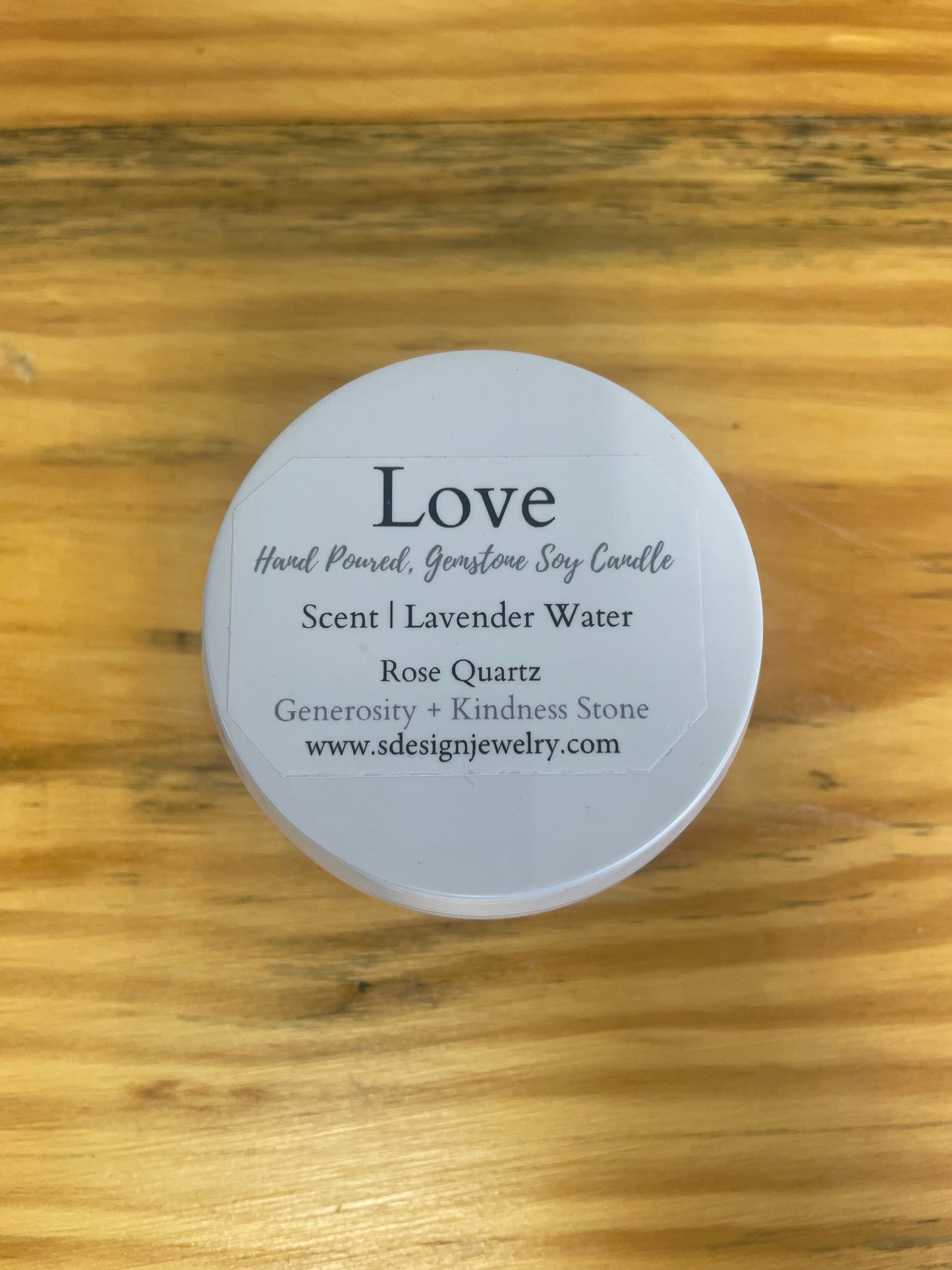 S Design- Love Candle