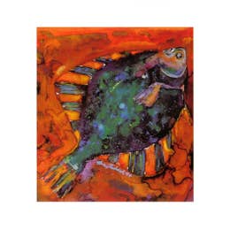 Starry Flounder Card