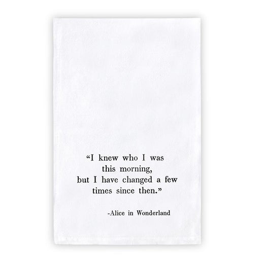 Face To Face Thirsty Boy - Alice & Wonderland Tea Towel