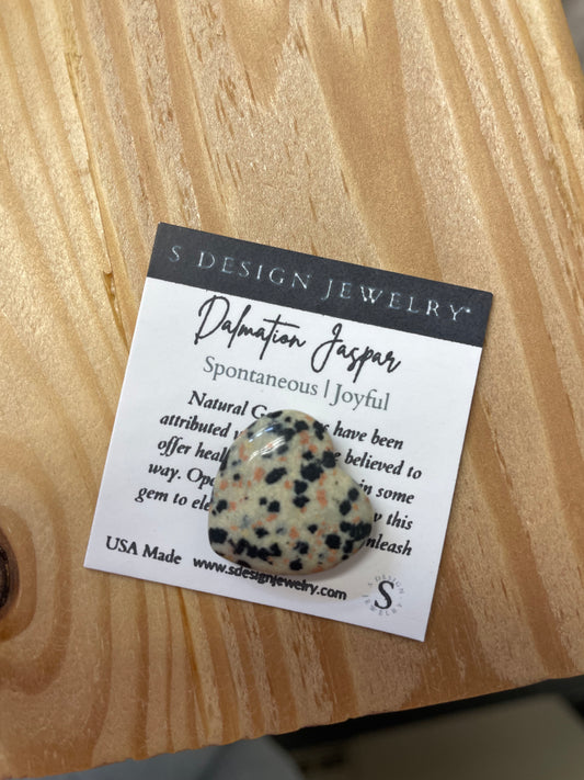 S Design- Pocket Hearts Dalmatian Jasper