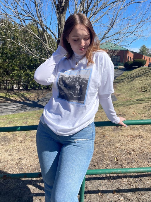 Vintage Firetruck Tee White - Unisex