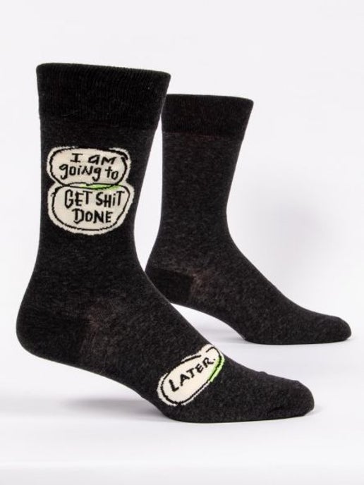 Get Shit Done- Men's Crew Socks