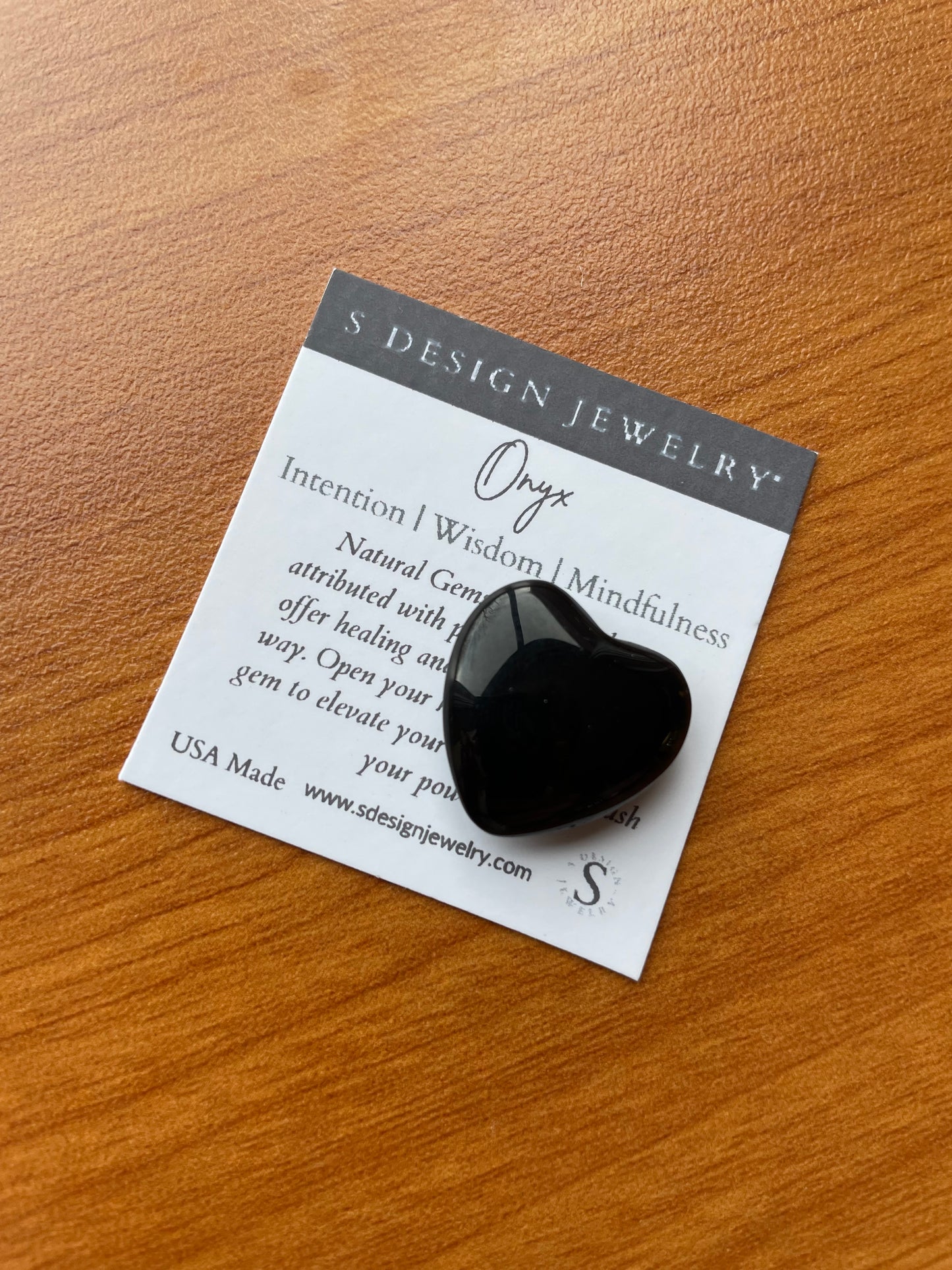 S Design- Pocket Hearts Onyx