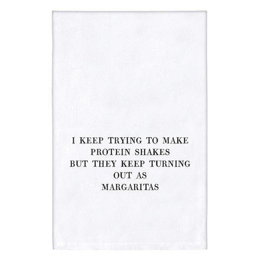 Face To Face Thirsty Boy - "Protein Shakes" Tea Towel