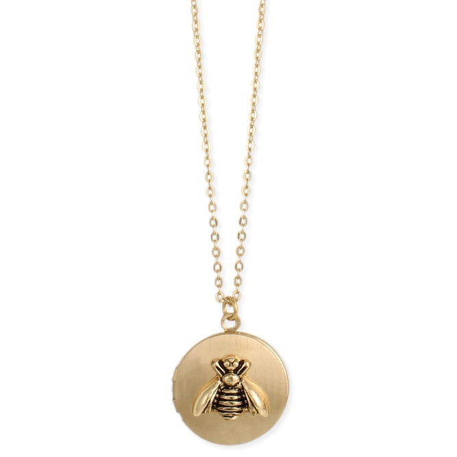 All the Buzz Gold Bee Locket