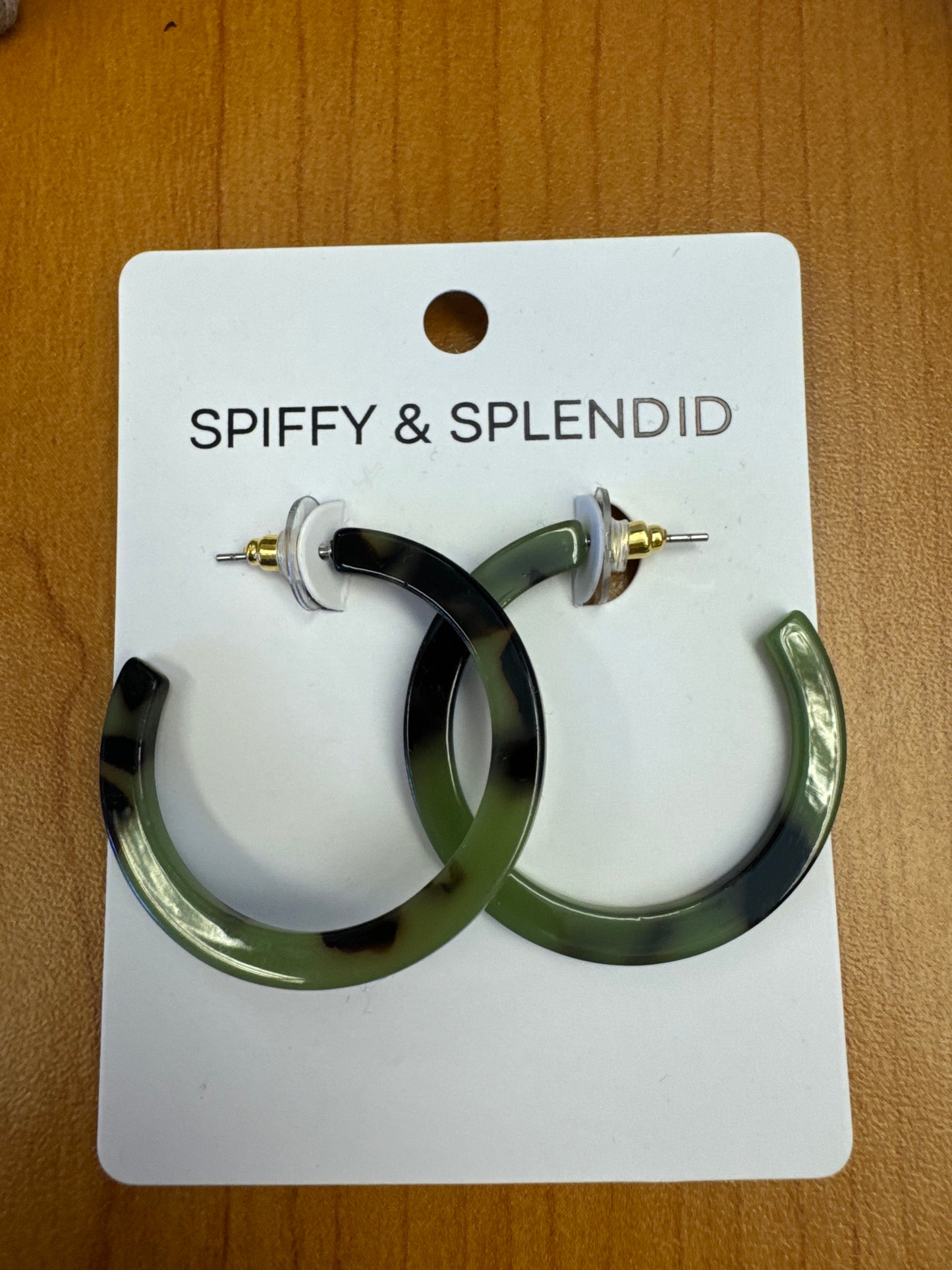 Spiffy & Splendid- Camo Hoops