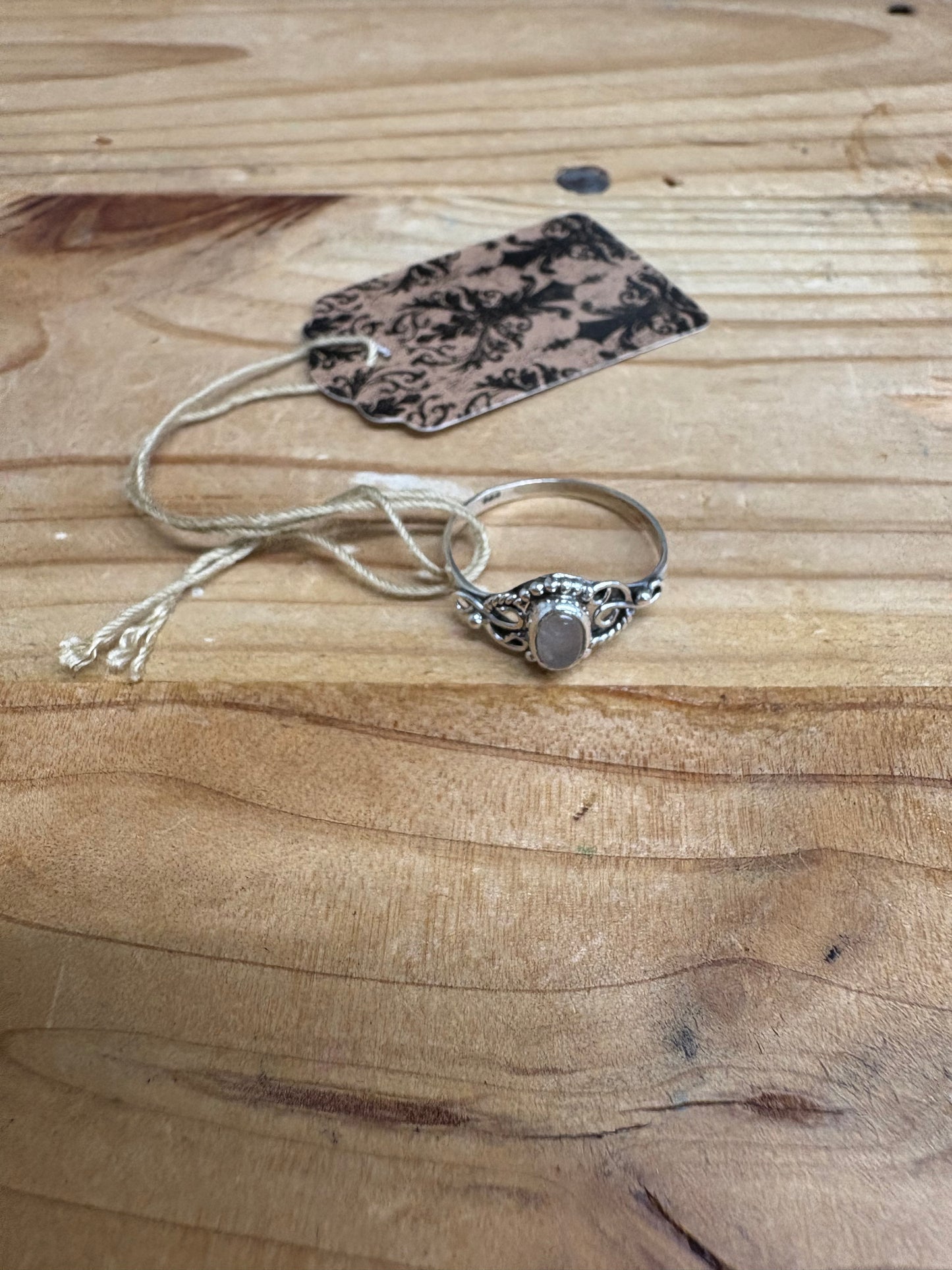 KC268 - Gemstone Sterling Silver Boho Timeless Look Ring