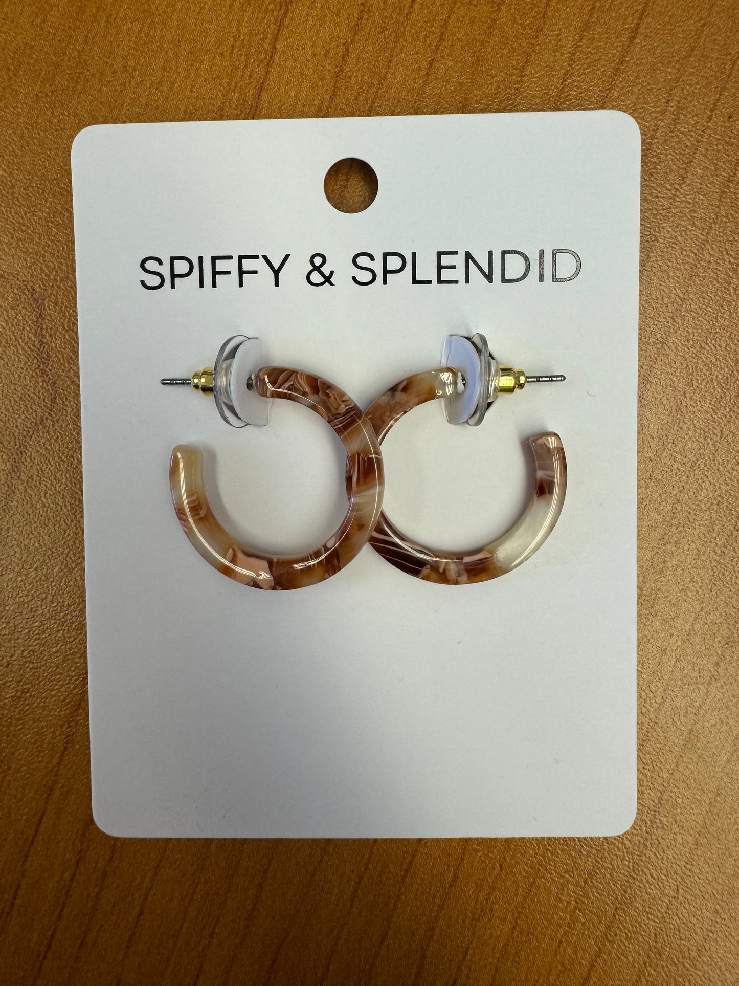 Spiffy & Splendid Cami Hoops- Rust