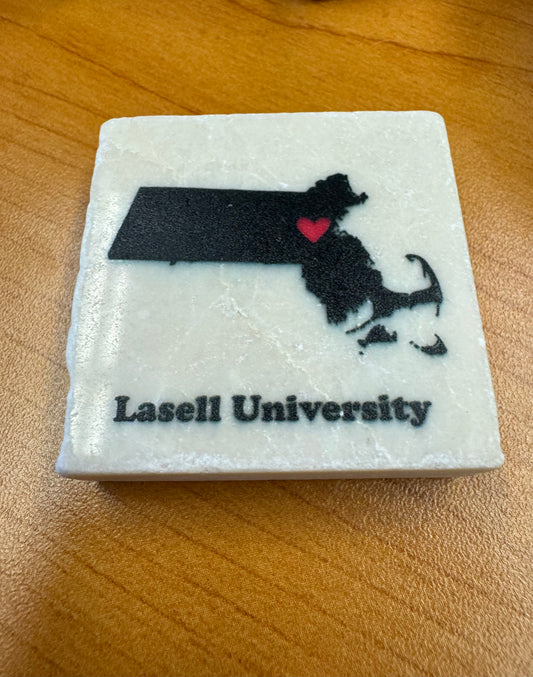 Lasell University Marble Magnets