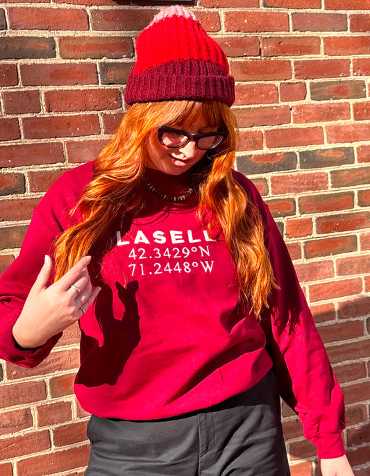 Lasell Coordinates Crew- Red