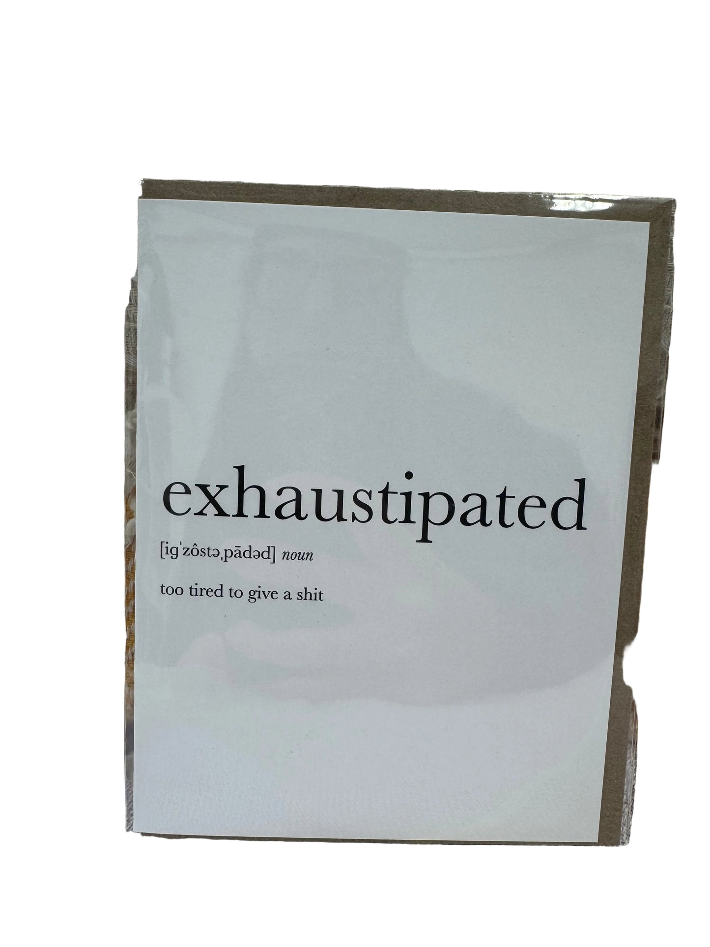 Exhaustipated Definition Everyday Sticker