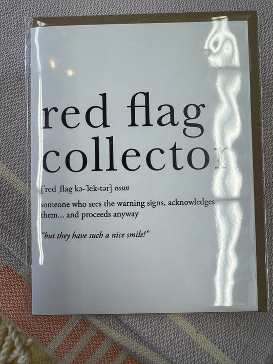 Red Flag Collector Card