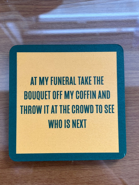 Drinks On Me Coasters- Bouquet