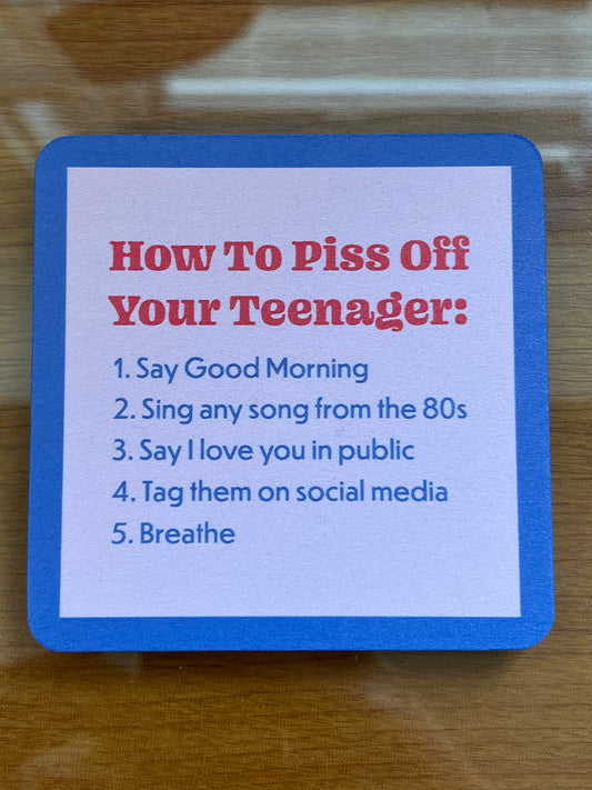 Drinks On Me Coasters- Piss Off