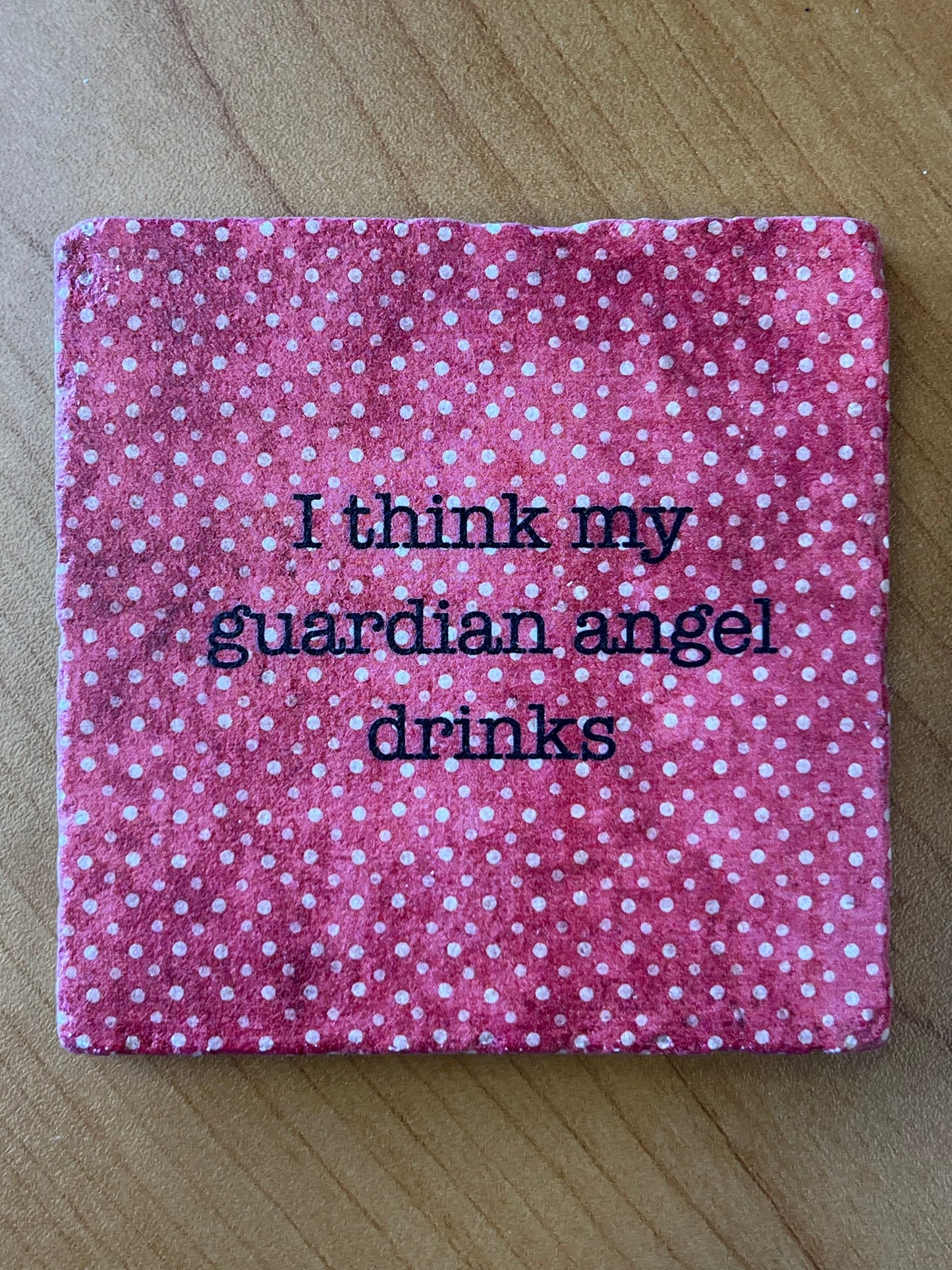 Guardian Angel- Marble Coaster