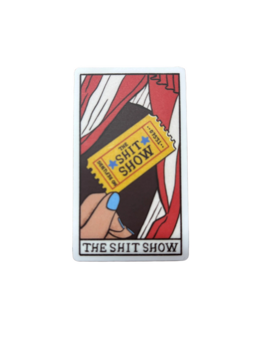 The Shit Show Tarot Card Sticker