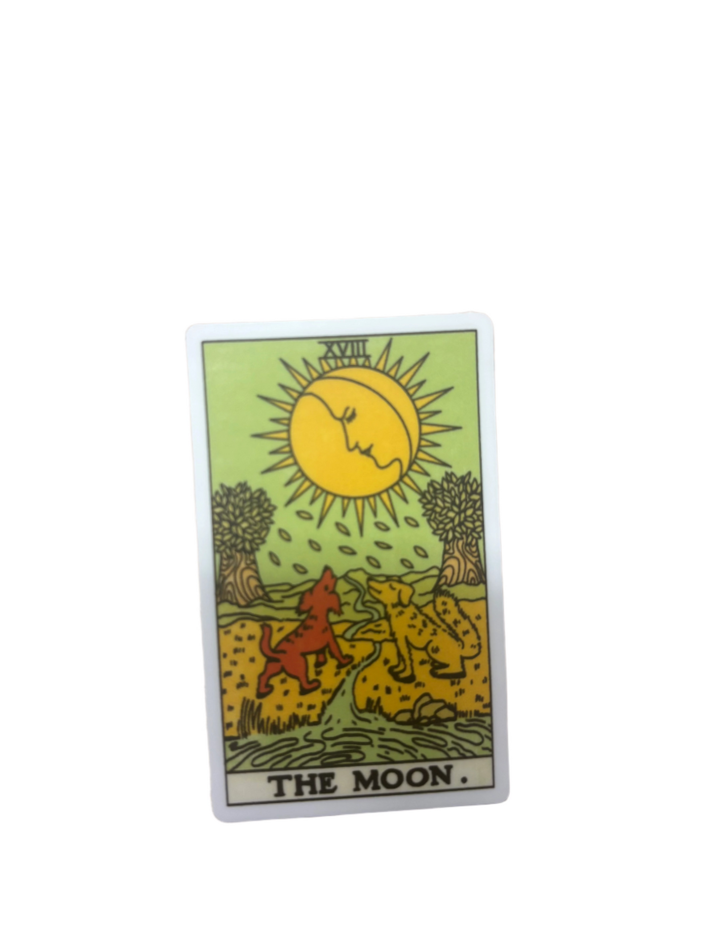 The Moon Tarot Card Sticker