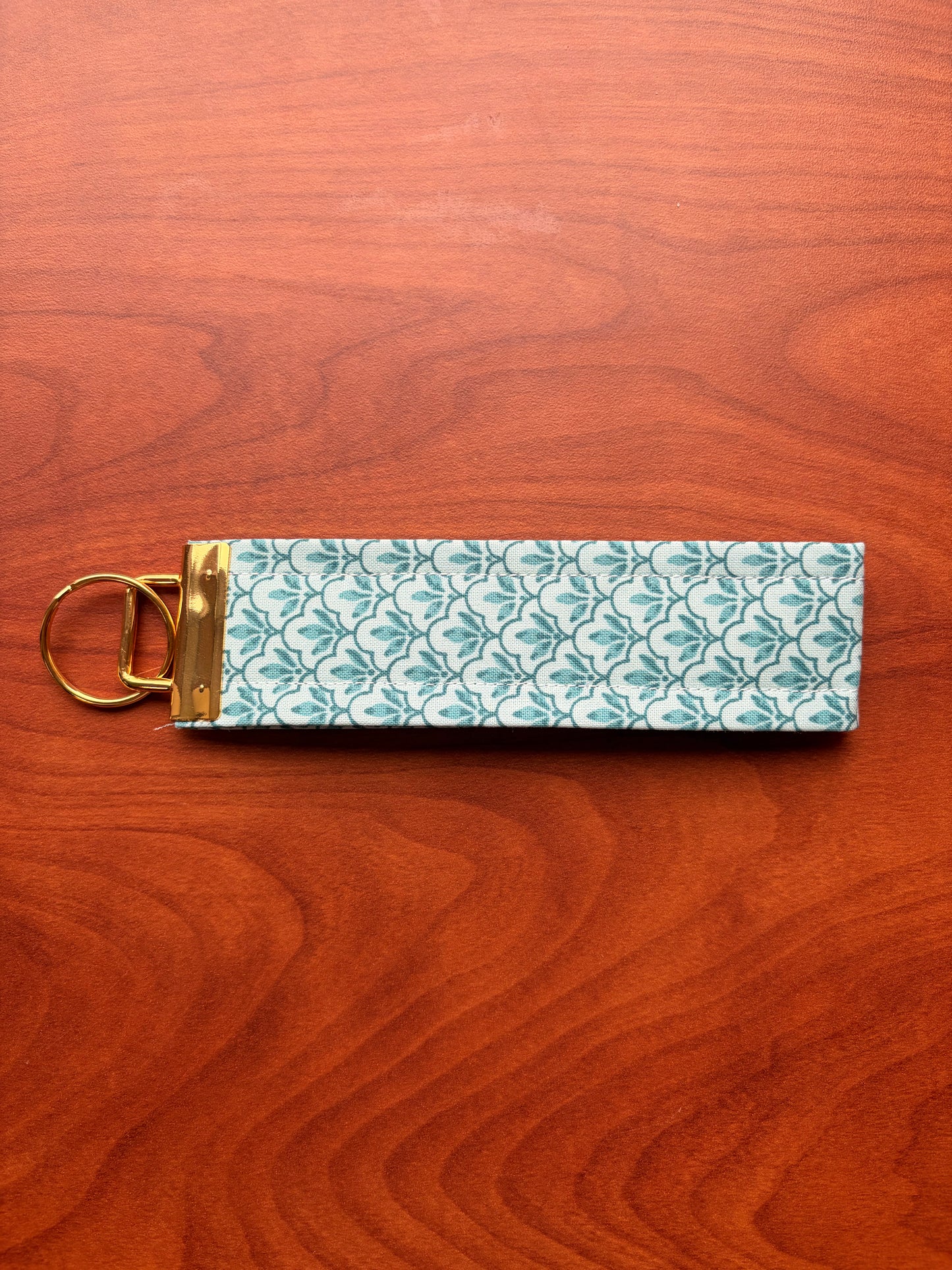 Turquoise pattern keychain
