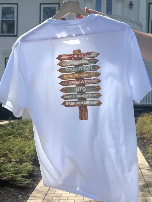 Lasell Sign Post Tee