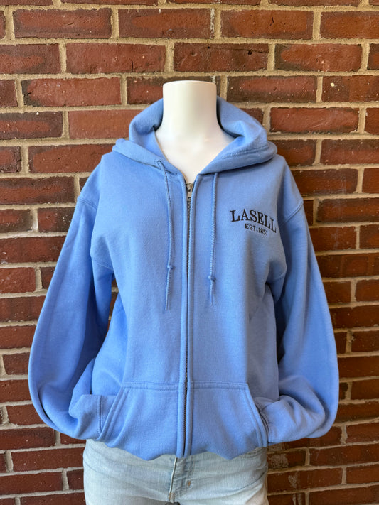 Est.1851 Lasell Blue Zip Up - Unisex