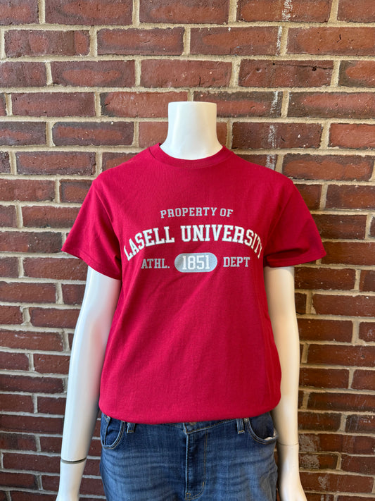 Property of Lasell University Tee - Red
