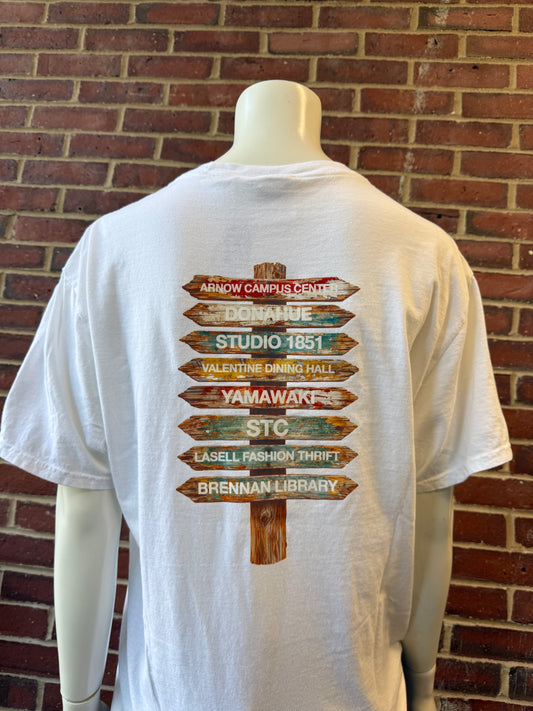 Lasell Sign Post Tee