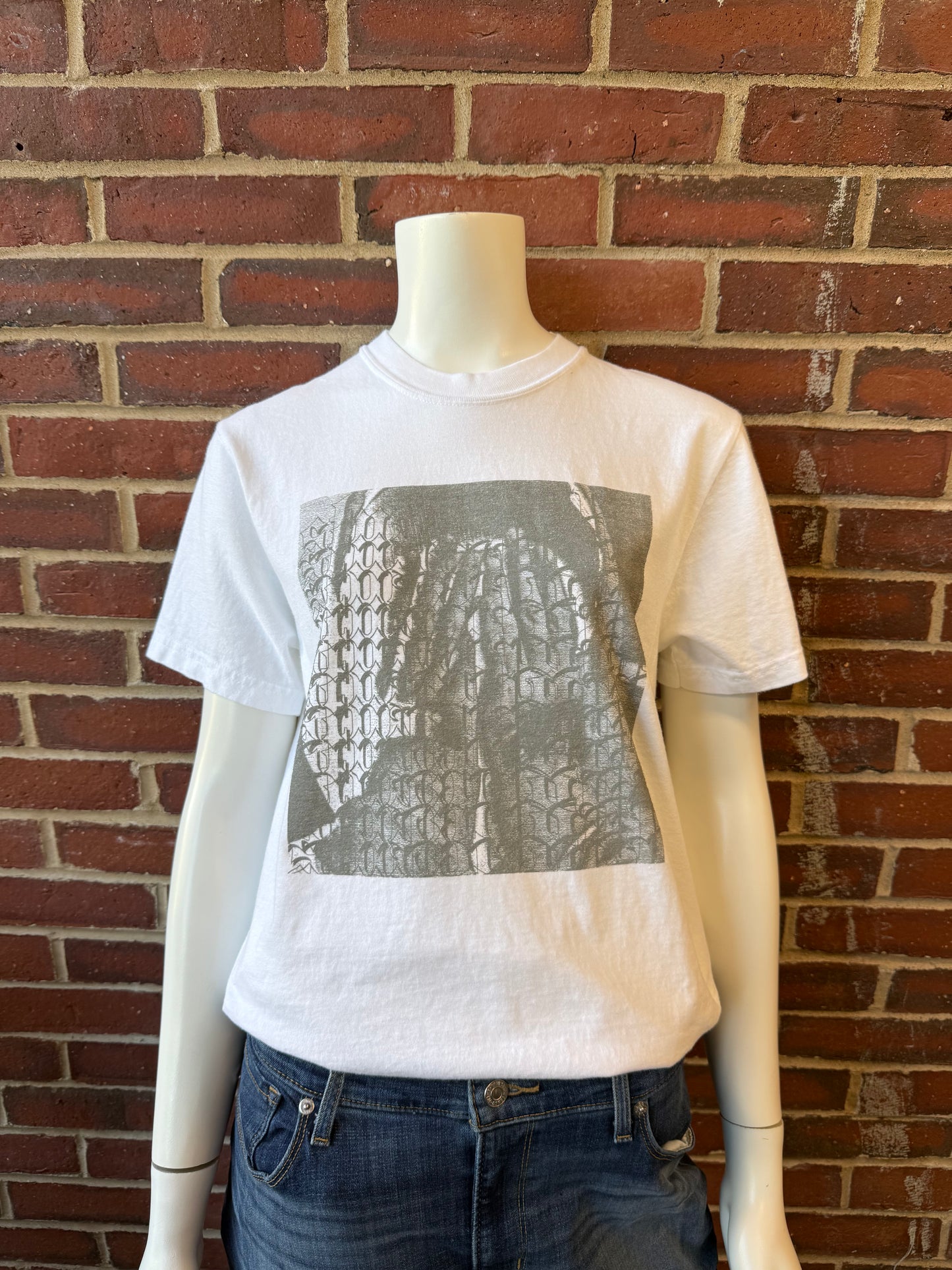 White Face Cover Graphic Tee