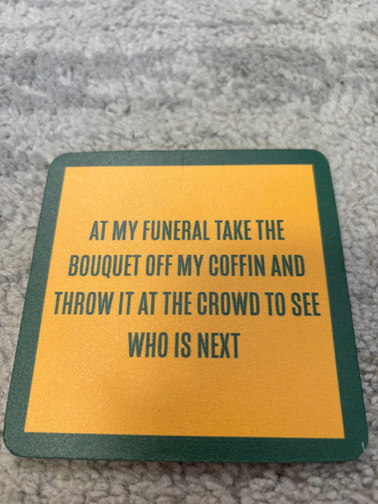 Drinks On Me Coasters- Bouquet