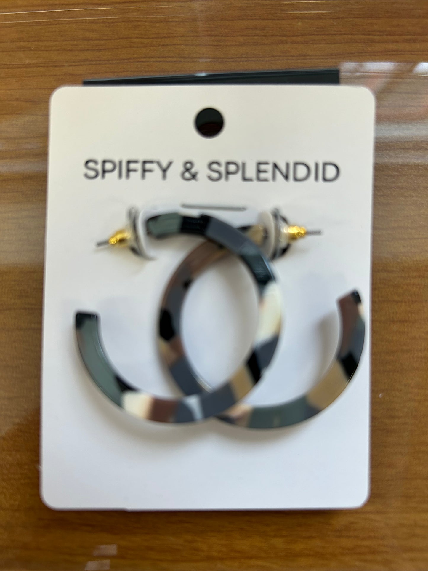 Spiffy & Splendid- Camo Hoops