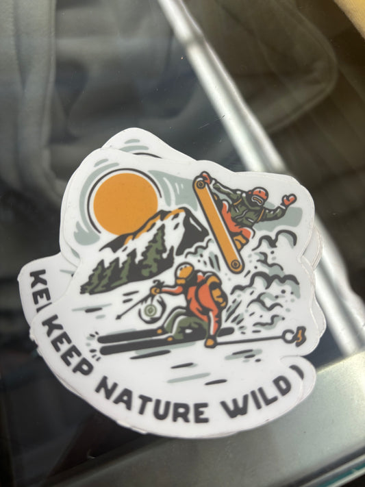 Keep Nature Wild Sticker