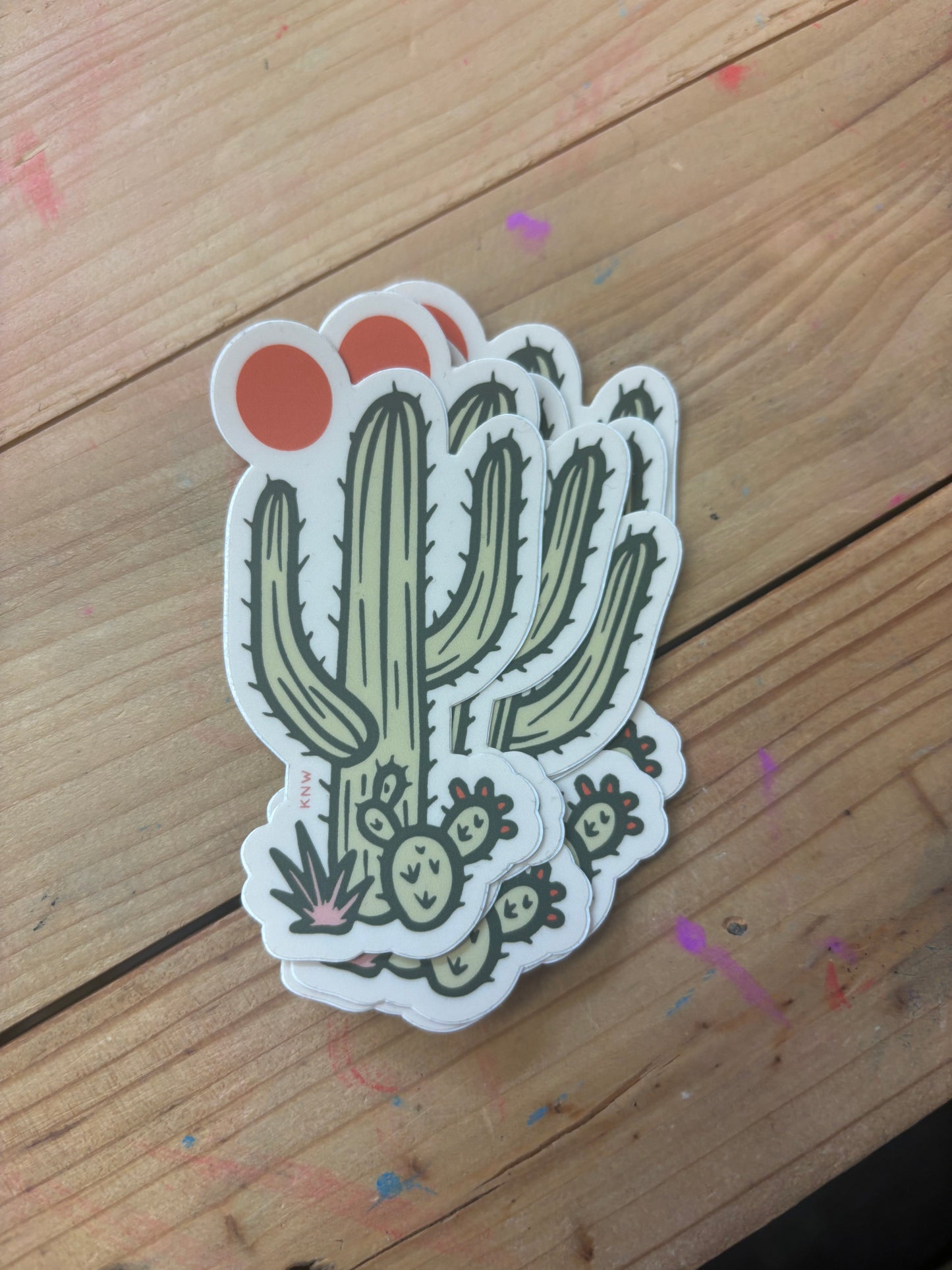 Sunny Saguaro Sticker