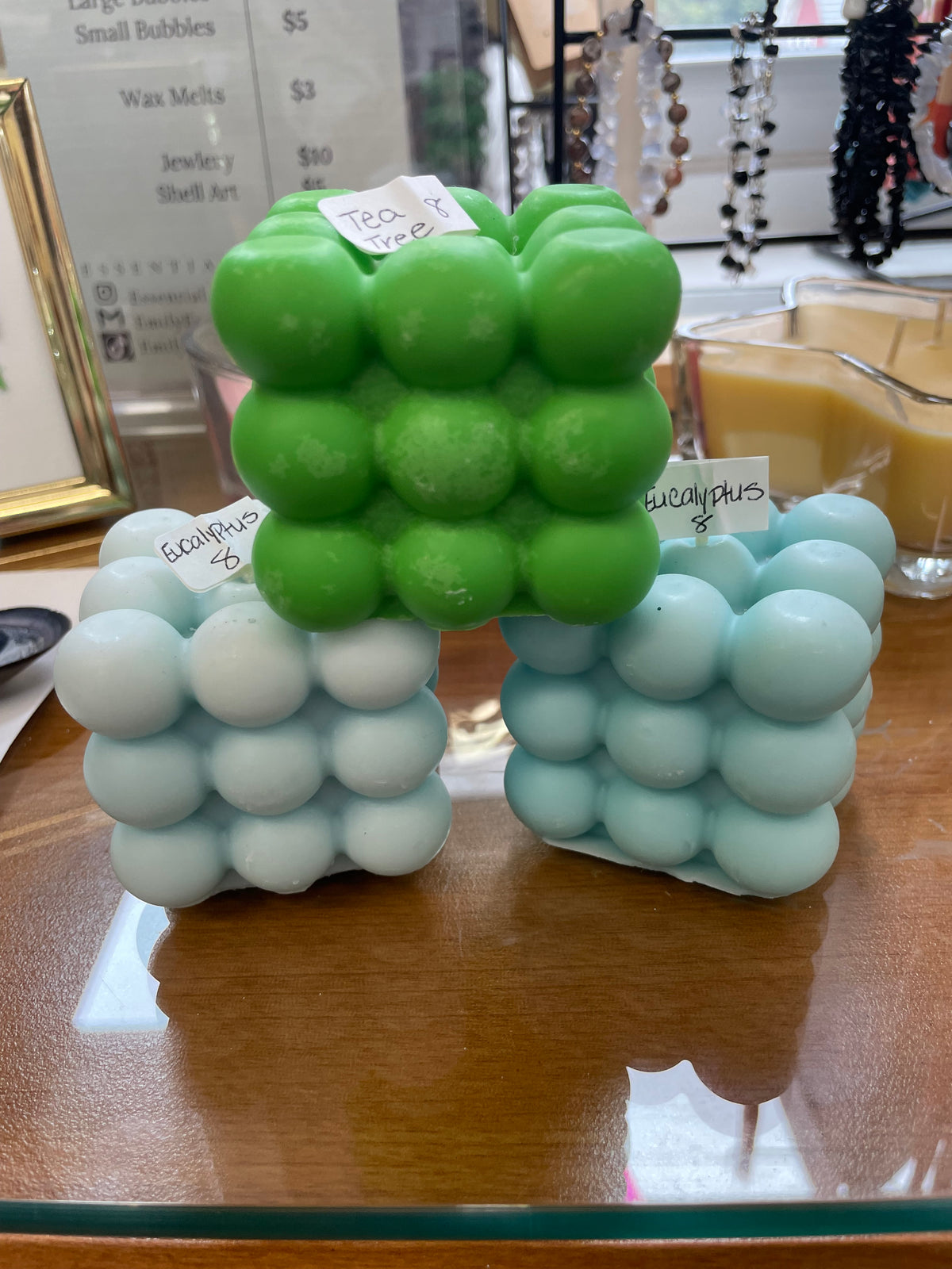 Large Bubble Candles Spotlight Artist - Emily Varga